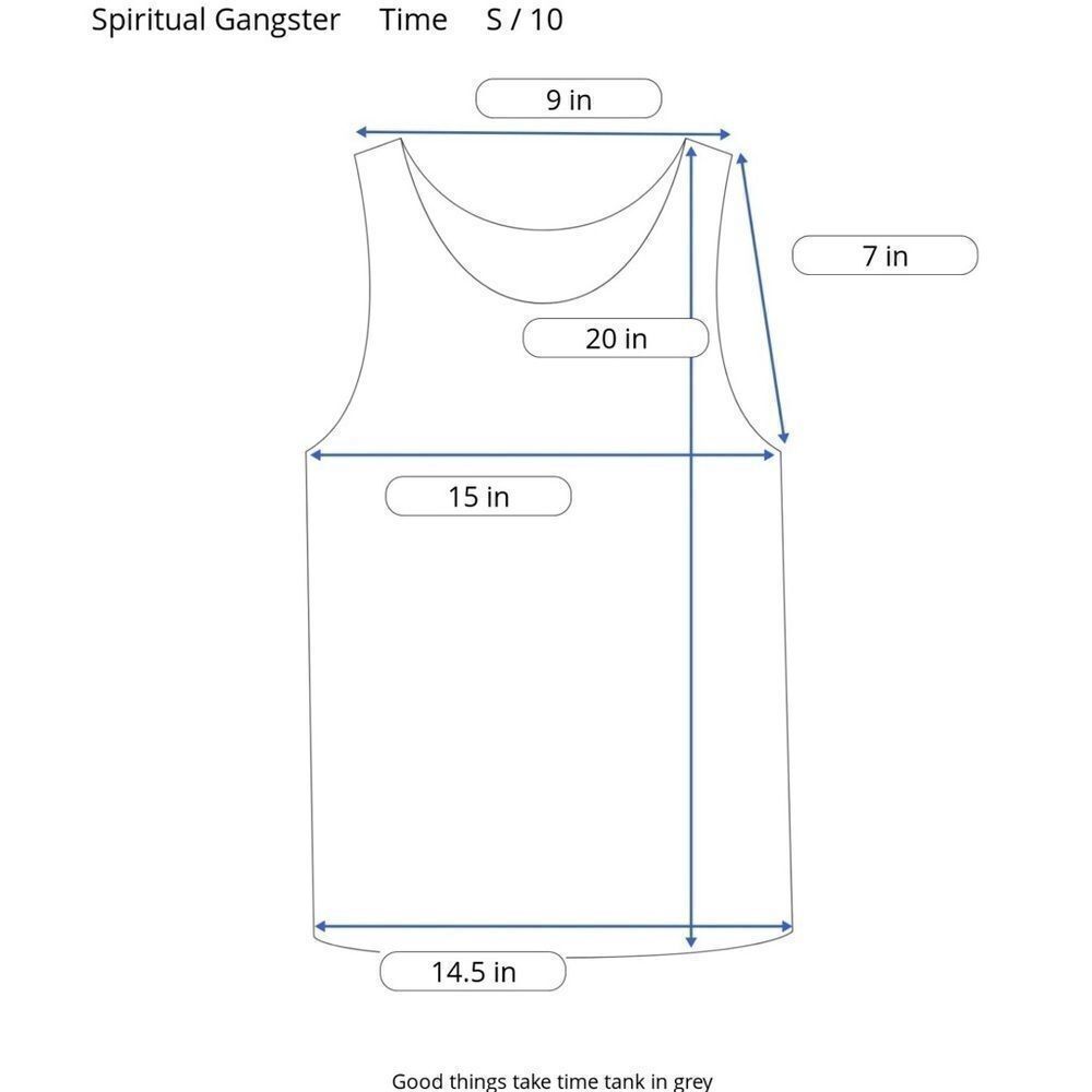 Spiritual Gangster Kids ‘Minime Collection’ Muscle Tee “Good Things Take Time” — image 6 of 6